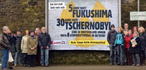 Großplakat Fukushima-Tschernobyl, klein