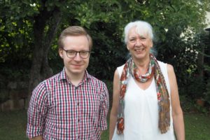 Wechsel bei den Grünen Bad Nauheim: Oliver Westphal und Brigitta Nell-Düvel. (Bild: pv)