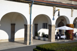 Blick aufs Badehaus 3 im Sprudelhof. (Bild: Petra Ihm-Fahle)