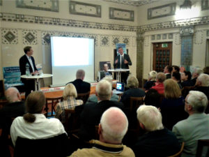 Dr. Martin Worms spricht über die Zukunft vom Sprudelhof. (Bild: pv)
