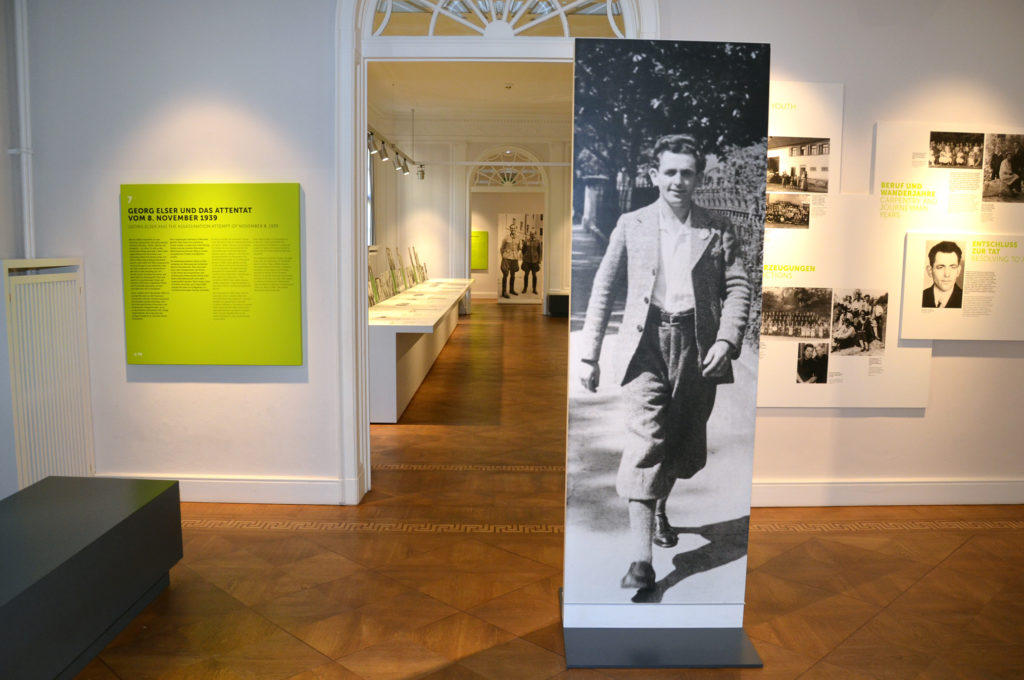 An die Widerstandskämpfer gegen das Nazi-Regime erinnert die Gedenkstätte deutscher Widerstand in Berlin, hier an Georg Elser. (Bild: Petra Ihm-Fahle)
