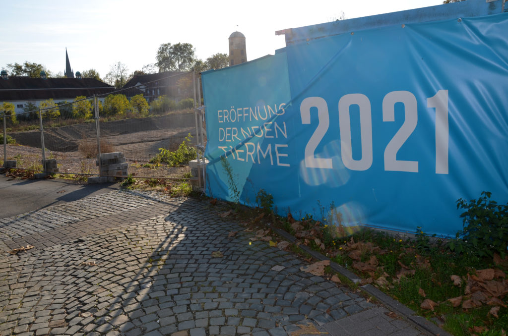 Der Eröffnungstermin der neuen Therme verschiebt sich auf 2022. (Bild: Petra Ihm-Fahle)